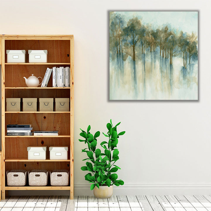 Living room nature wall art neutral tones