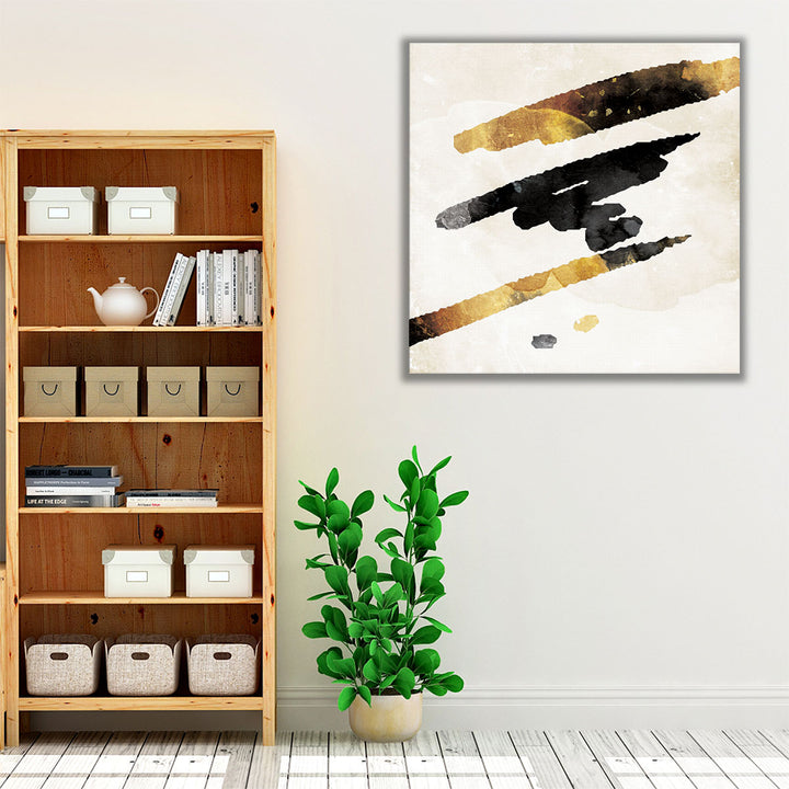 Corridor decor featuring bold lines