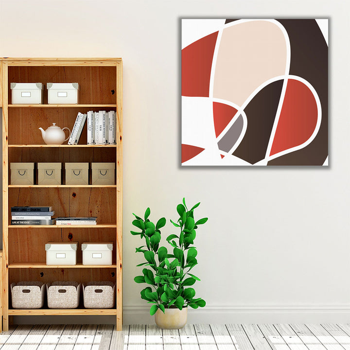 Living room canvas art showcase piece