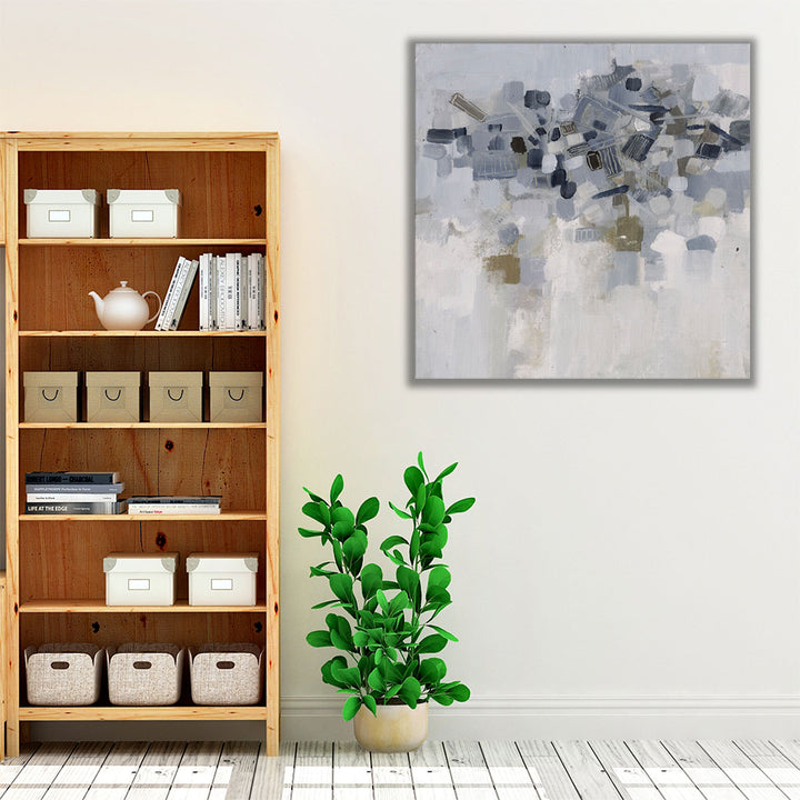 Minimal hallway decor in neutral palette
