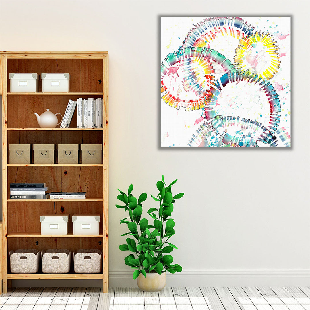 Rainbow Burst - Canvas Print Wall Art
