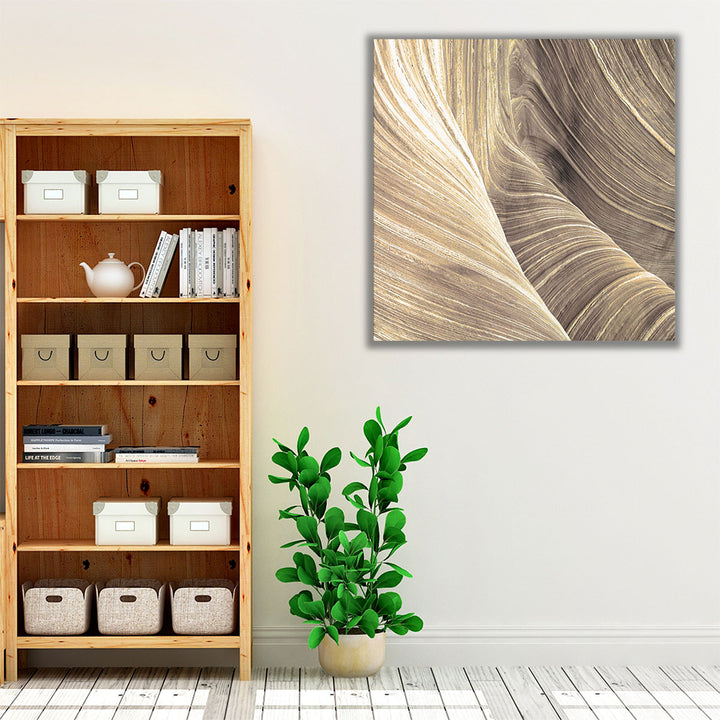 living room gallery wall decor installation