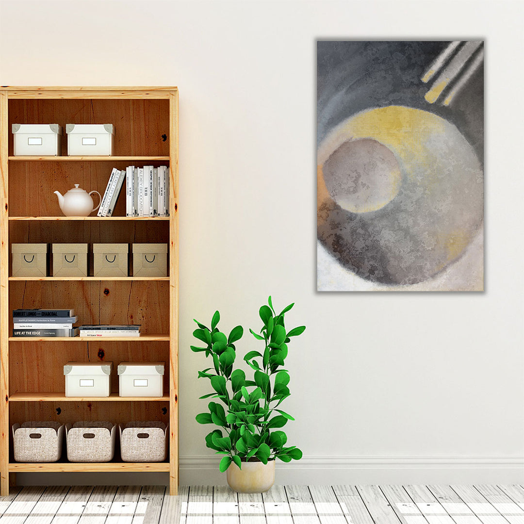 Concrete Circle 2 - Canvas Print Wall Art