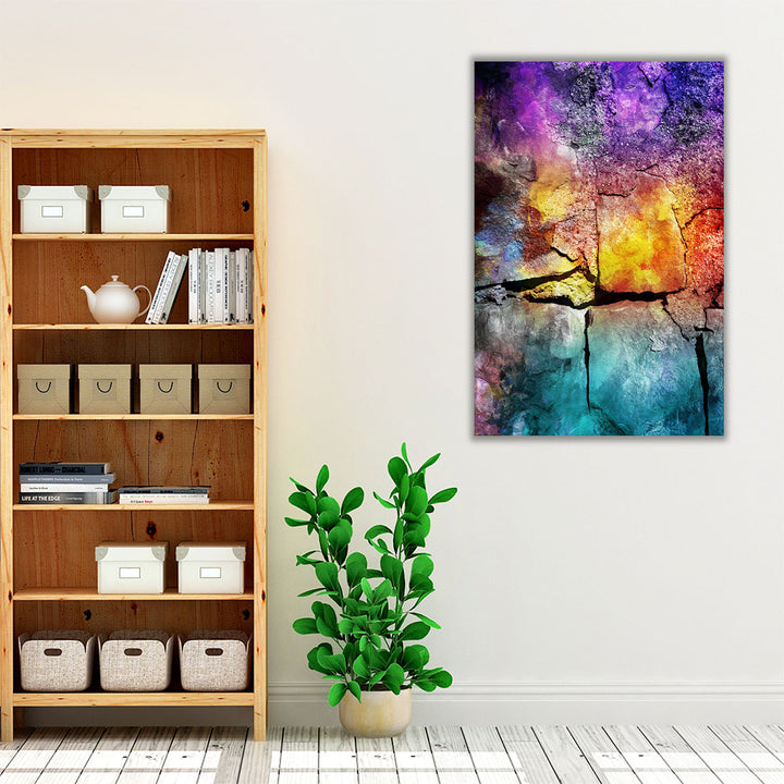 Framed canvas living room art print