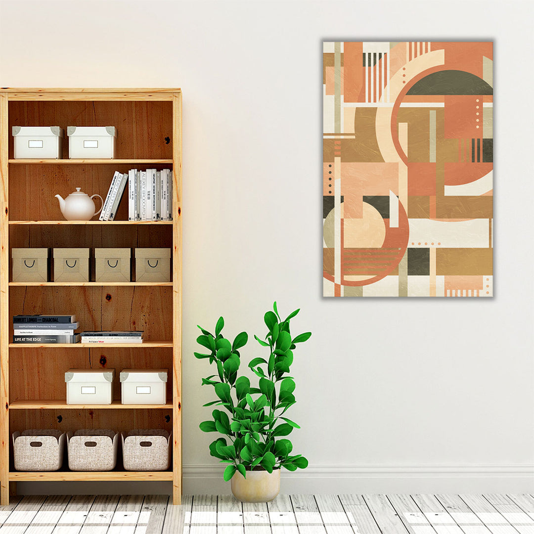 Geo Puzzle Boho Style - Canvas Print Wall Art