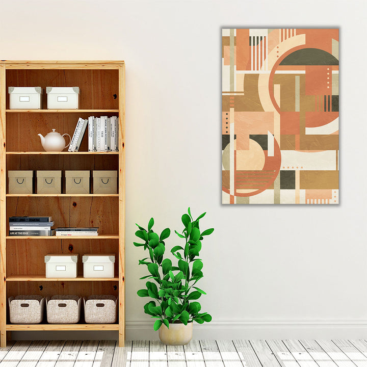 Geo Puzzle Boho Style - Canvas Print Wall Art