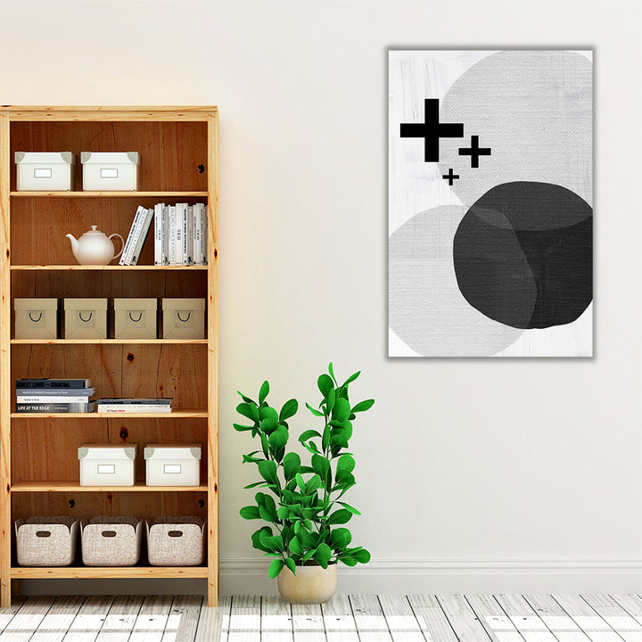 White canvas art for modern interiors