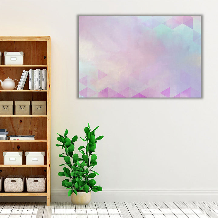 soft abstract print for calming interiors