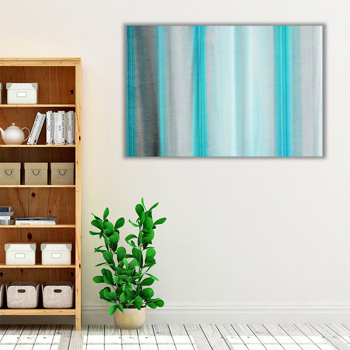 hallway framed canvas serene neutral art