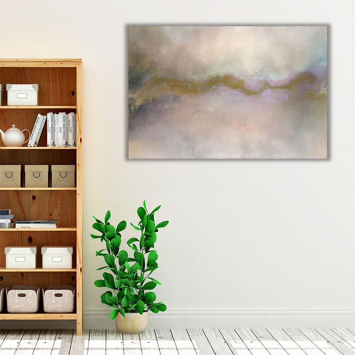 Grey and brown abstract for hall decor