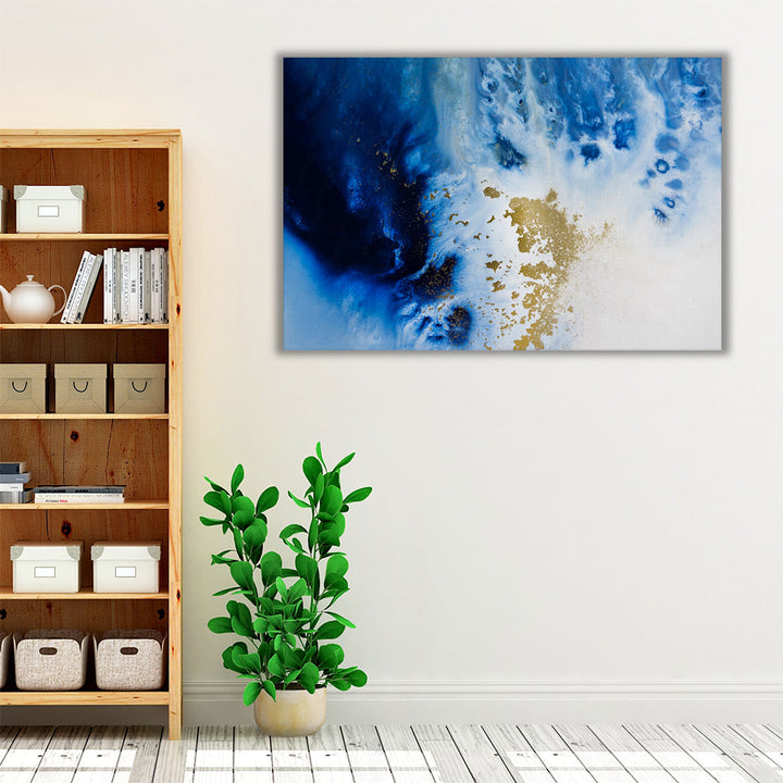 Gilded Abyss - Canvas Print Wall Art