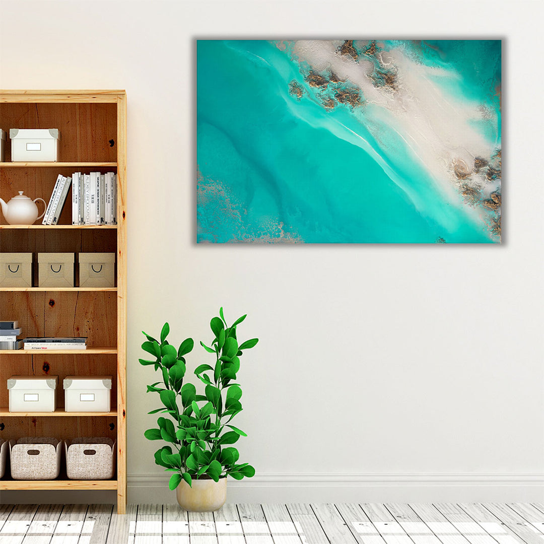 Rocky Shoreline - Canvas Print Wall Art