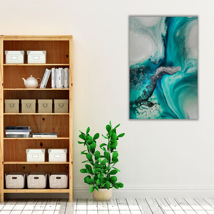 Aqua Passage - Canvas Print Wall Art