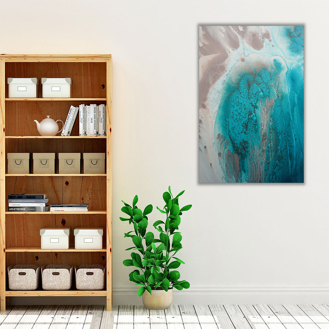 Coral Sea Flow 1 - Canvas Print Wall Art