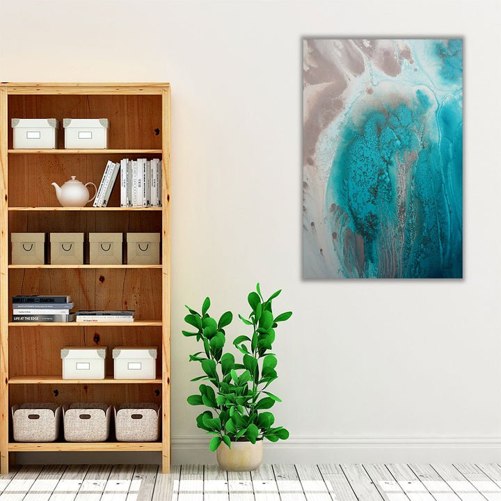 Coral Sea Flow 1 - Canvas Print Wall Art