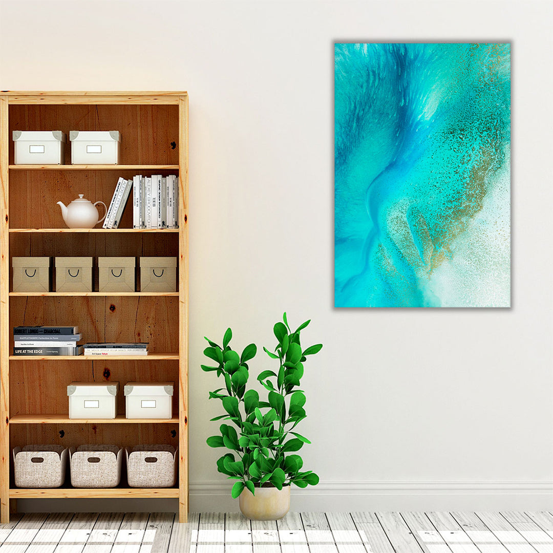 Turquoise Tranquility - Canvas Print Wall Art