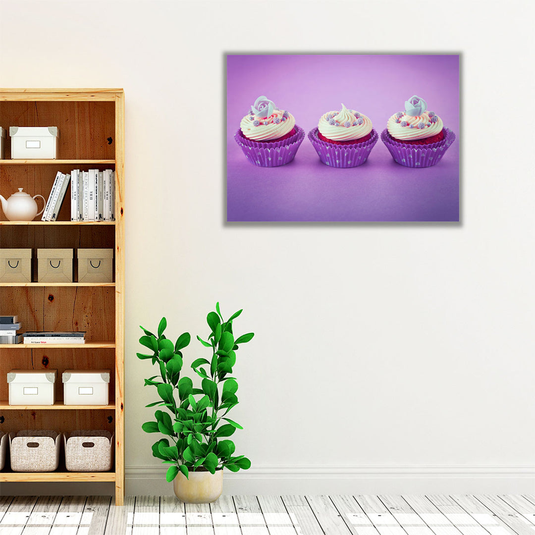 purple kitchen wall art