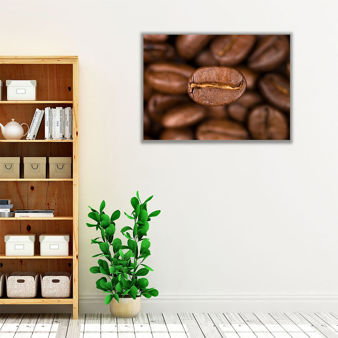 neutral kitchen print – artisanal coffee bean image