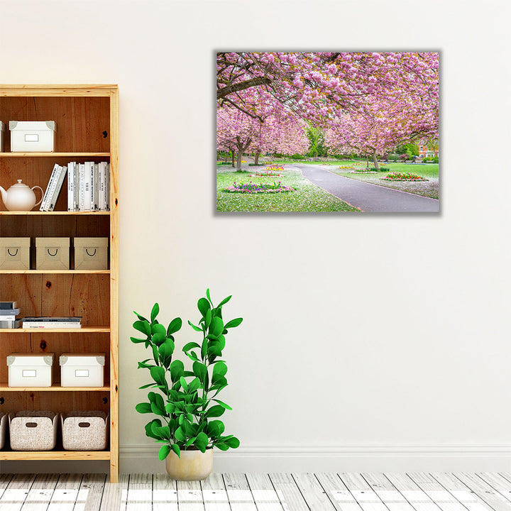 Blossom in the Park - Canvas Print Wall Art