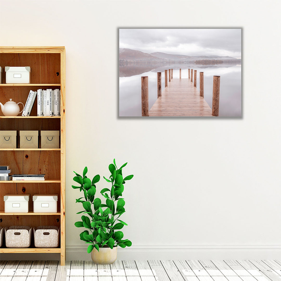 Derwentwater Pier I - Canvas Print Wall Art