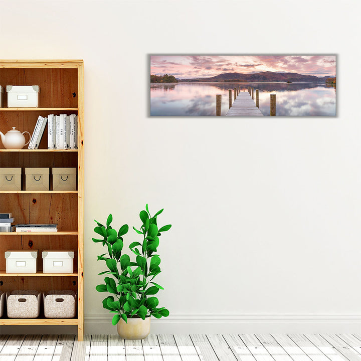 Derwentwater Pier III - Canvas Print Wall Art