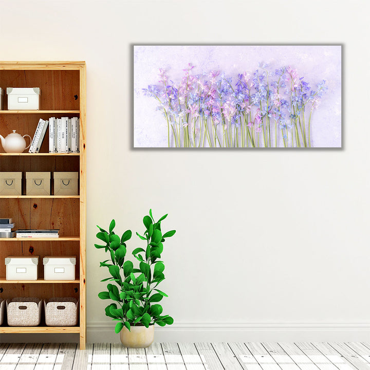 Bluebell Flowers - Canvas Print Wall Art