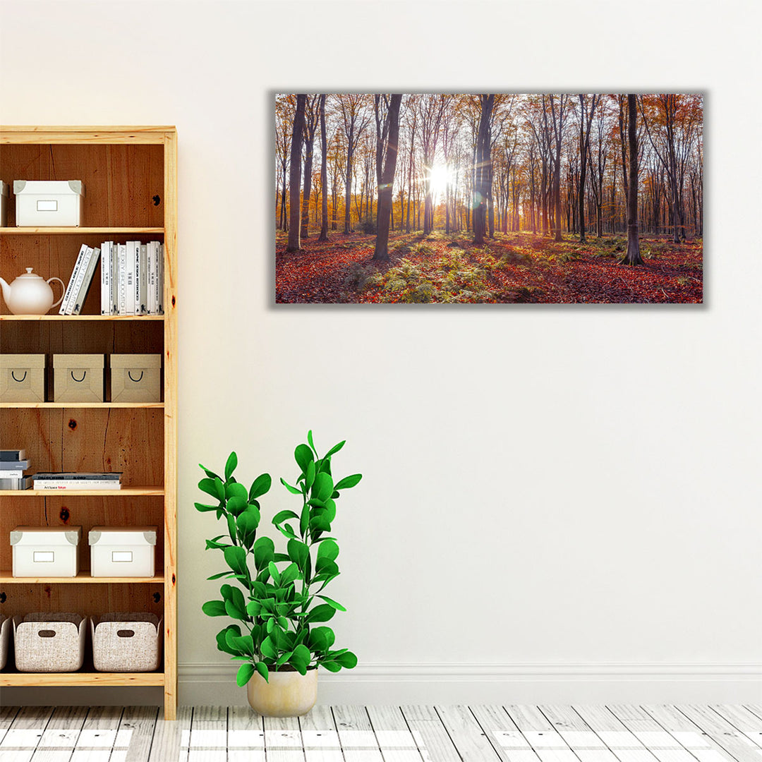 Neutral-toned tree artwork with rustic feel