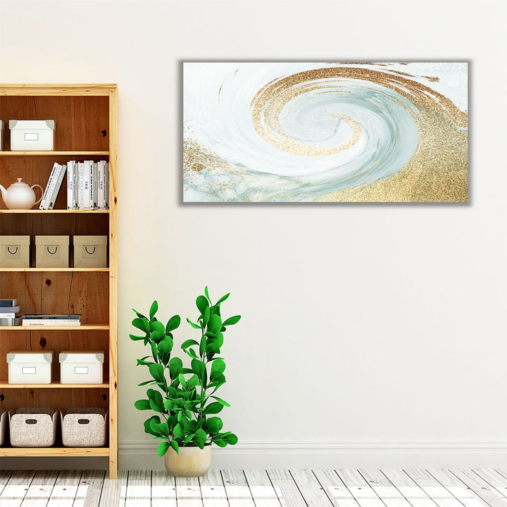 Sandy Wave 1 - Canvas Print Wall Art
