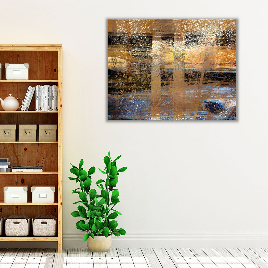 Golden Rain - Canvas Print Wall Art