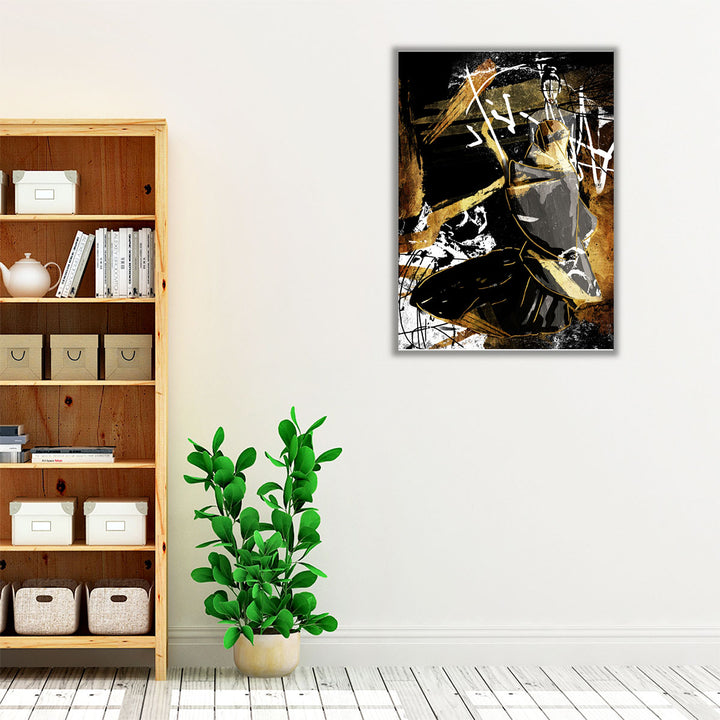 Abstract Dress - Canvas Print Wall Art