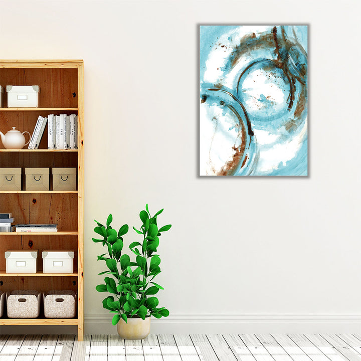 Blue Blowout 1 - Canvas Print Wall Art