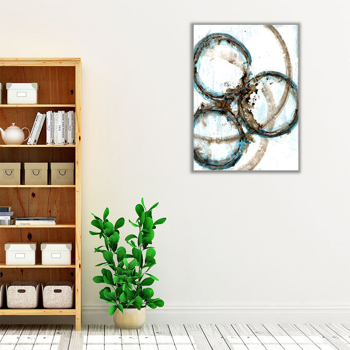 Blue Blowout 3 - Canvas Print Wall Art