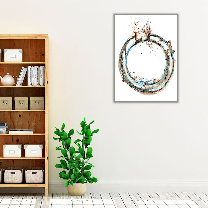Blue Blowout 4 - Canvas Print Wall Art