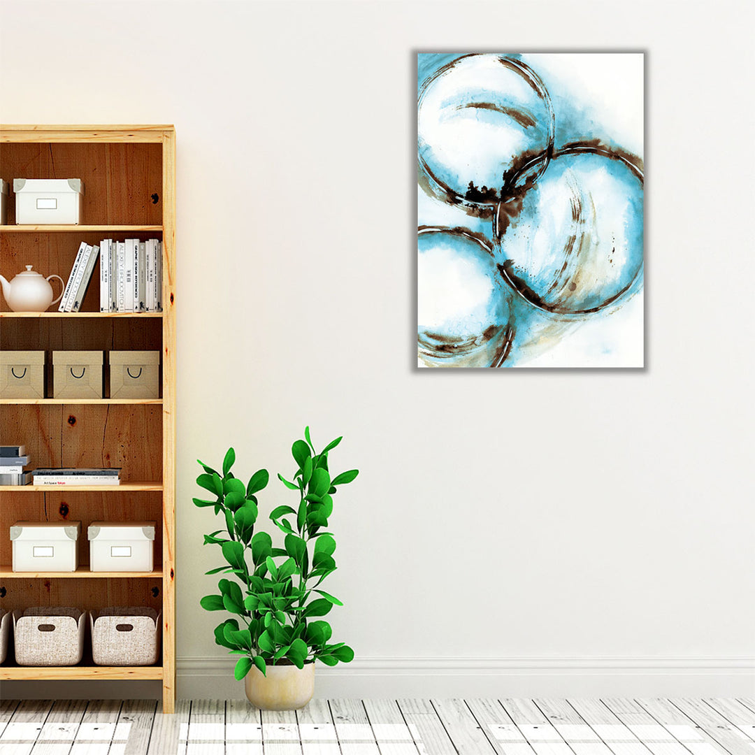 Blue Blowout 5 - Canvas Print Wall Art