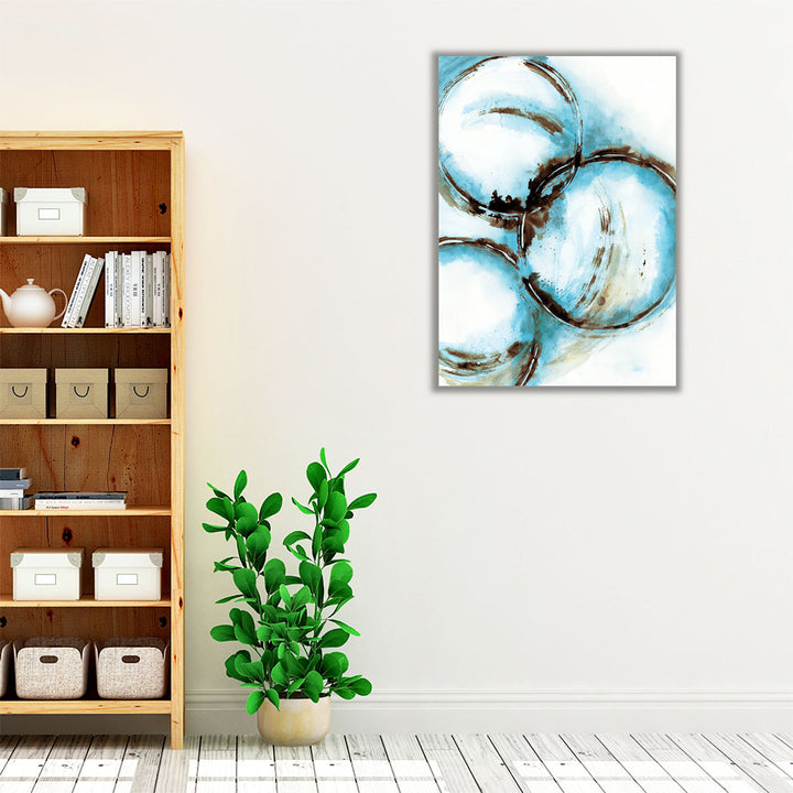 Blue Blowout 5 - Canvas Print Wall Art