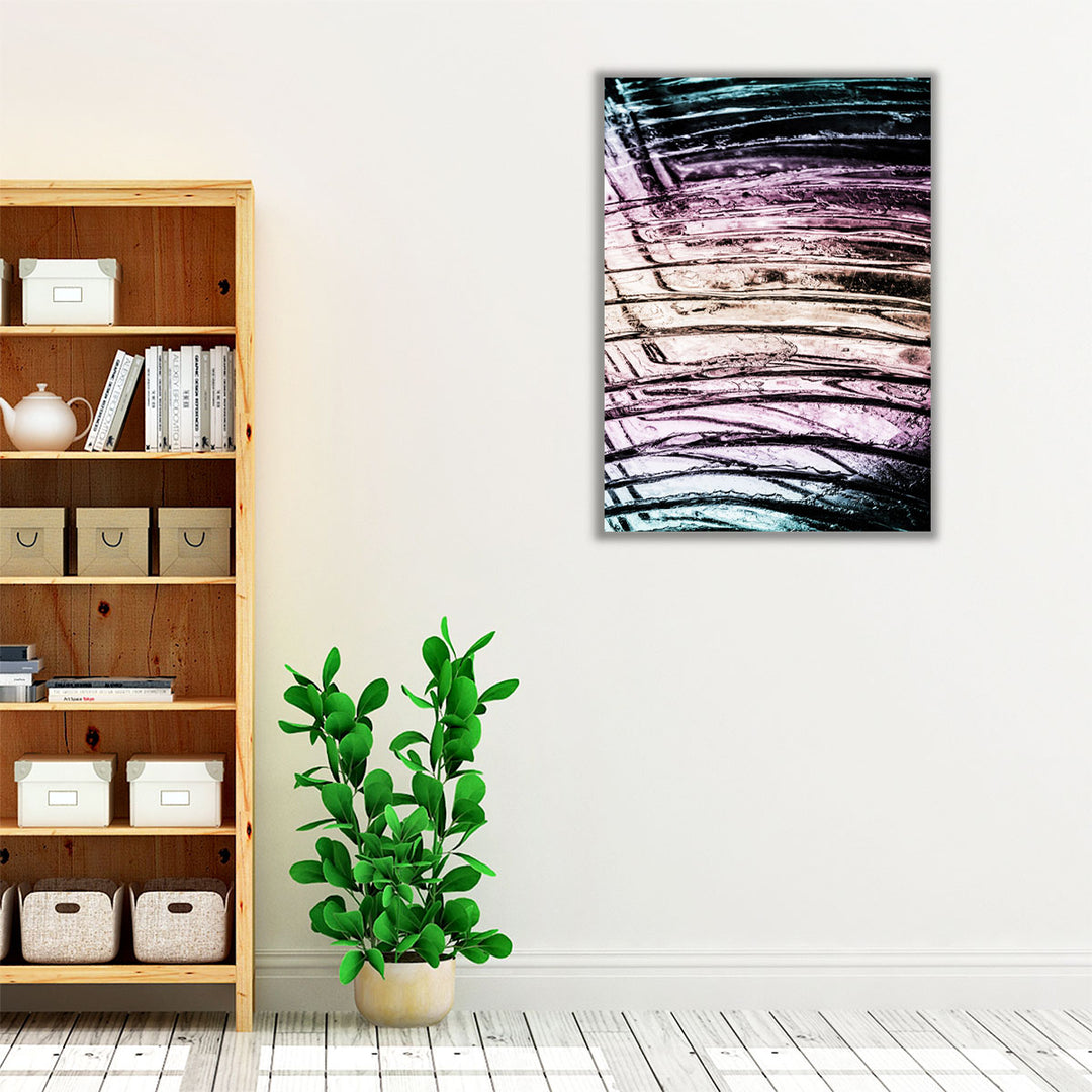 Fluorescent Wave 1 - Canvas Print Wall Art