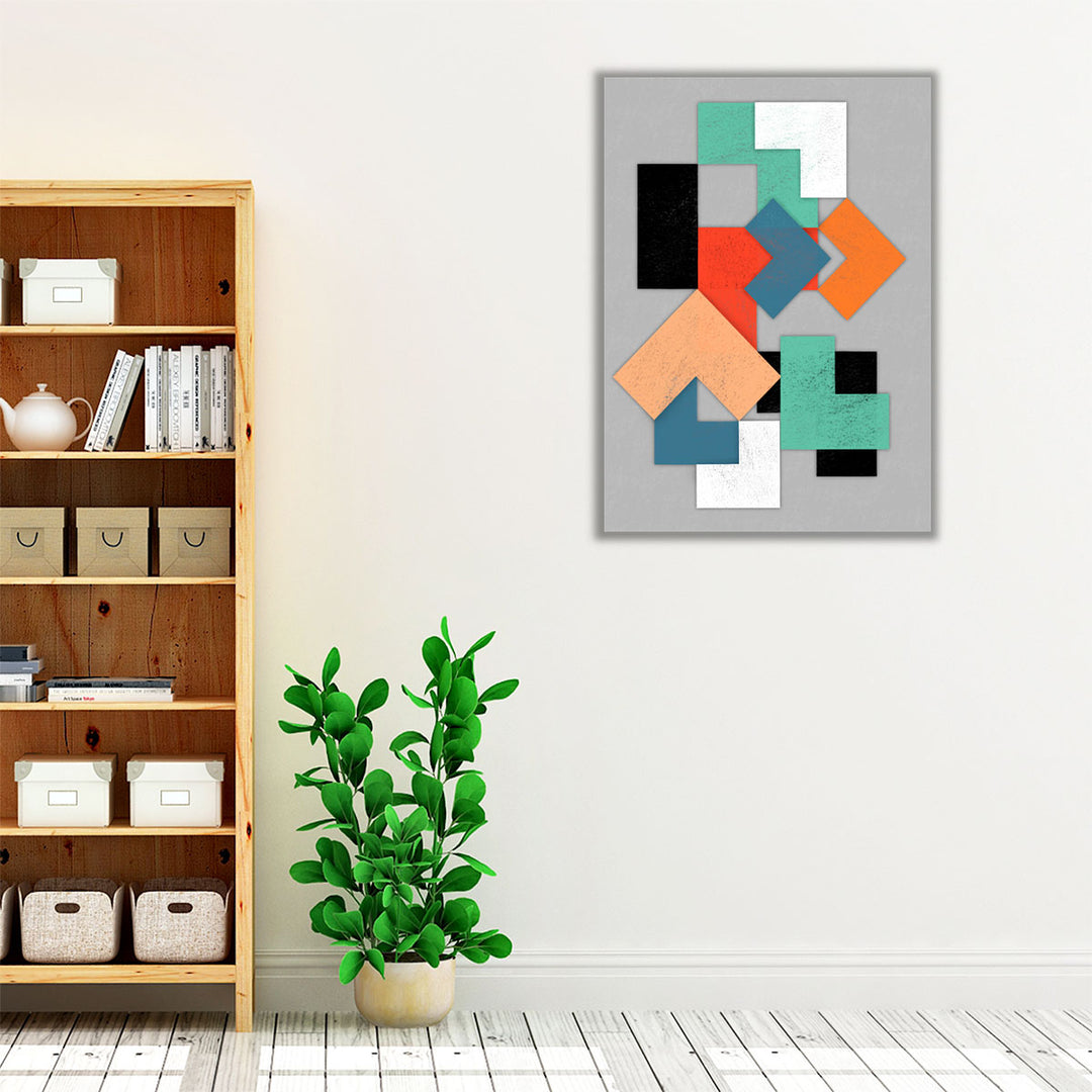 Geometric Breakthrough 2 - Canvas Print Wall Art