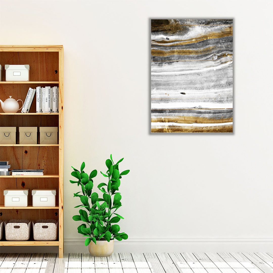 Gold Flow - Canvas Print Wall Art