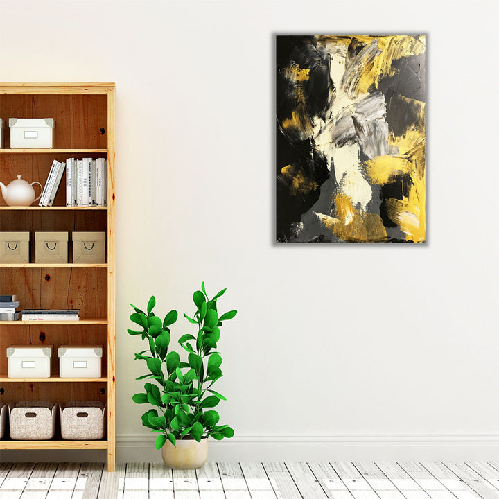 Golden Void - Canvas Print Wall Art