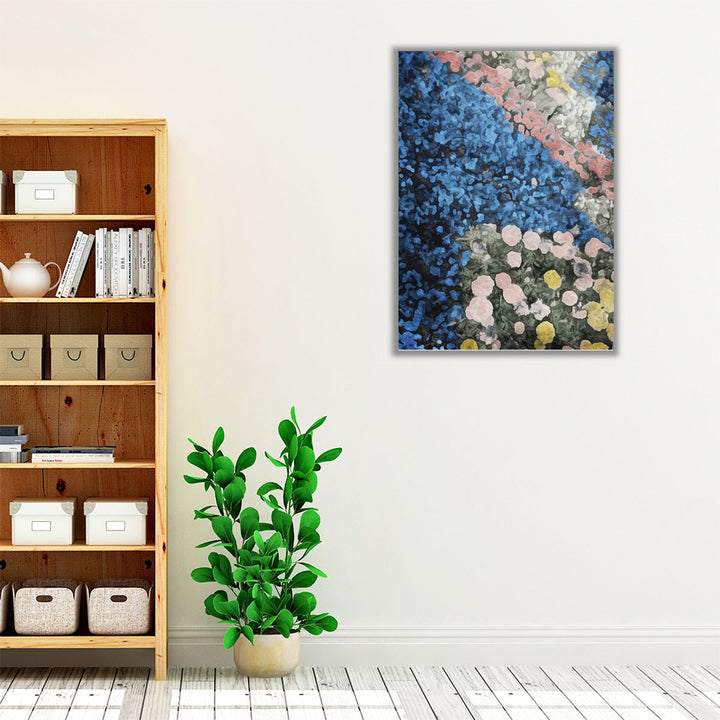 Mute Flower Patch - Canvas Print Wall Art