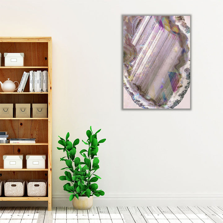 Pastels And Geods 1 - Canvas Print Wall Art
