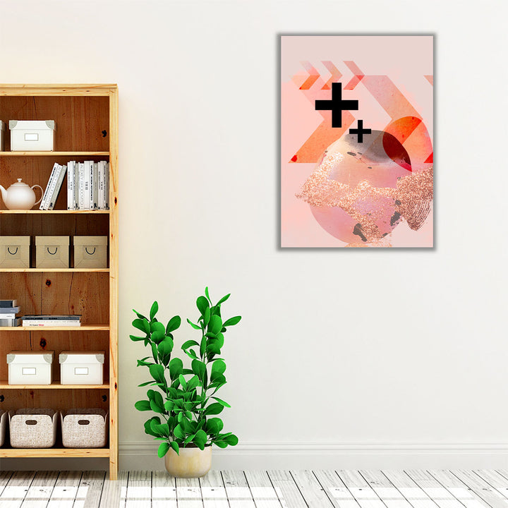 Scandi Abstract - Canvas Print Wall Art