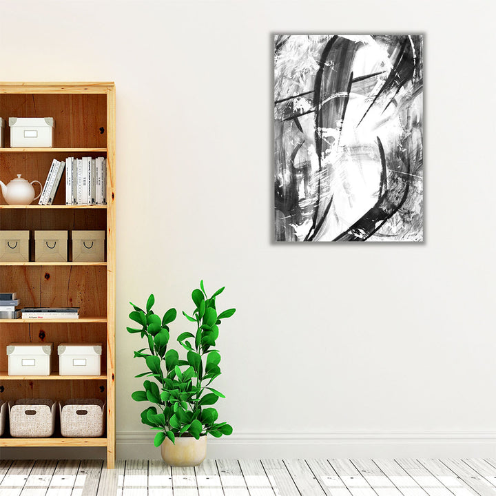 Sting Black And White - Canvas Print Wall Art