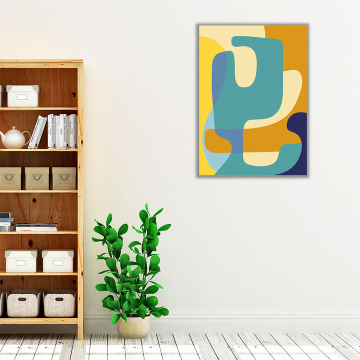 Vibrant Theory 1 - Canvas Print Wall Art