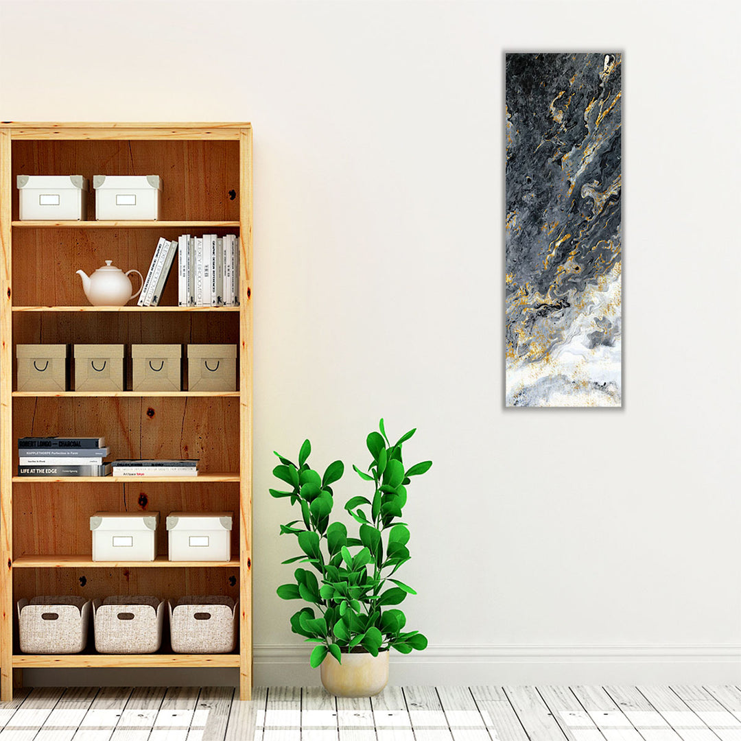 Gold Flecks Mood - Canvas Print Wall Art