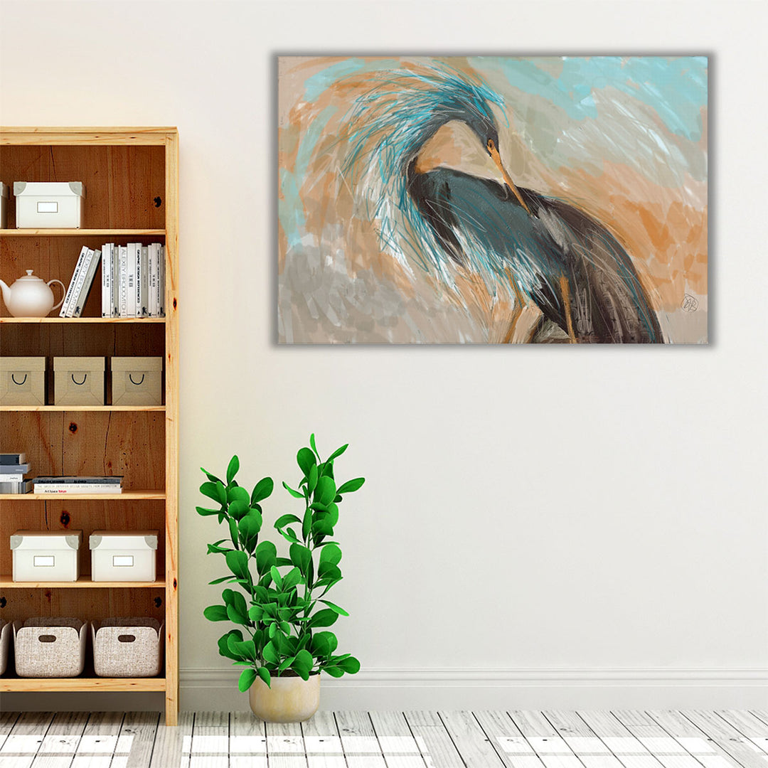 Beachy Bird - Canvas Print Wall Art