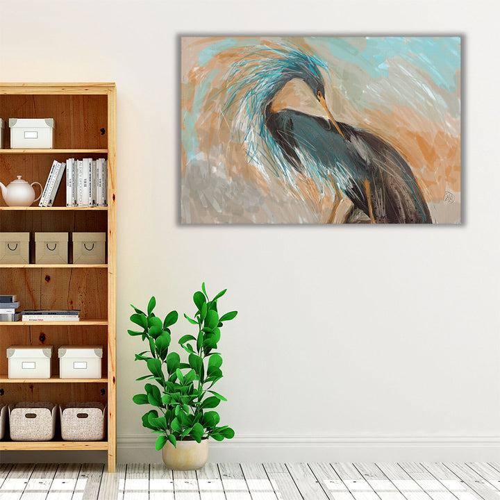 Beachy Bird - Canvas Print Wall Art