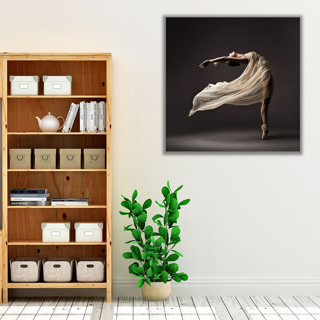 Ballerina Dancing - Canvas Print Wall Art