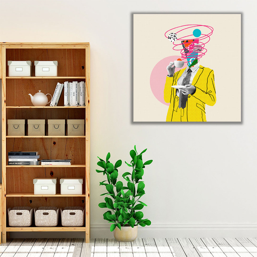 Coffee Makes Things Better - Contemporary Art - Canvas Print Wall Art