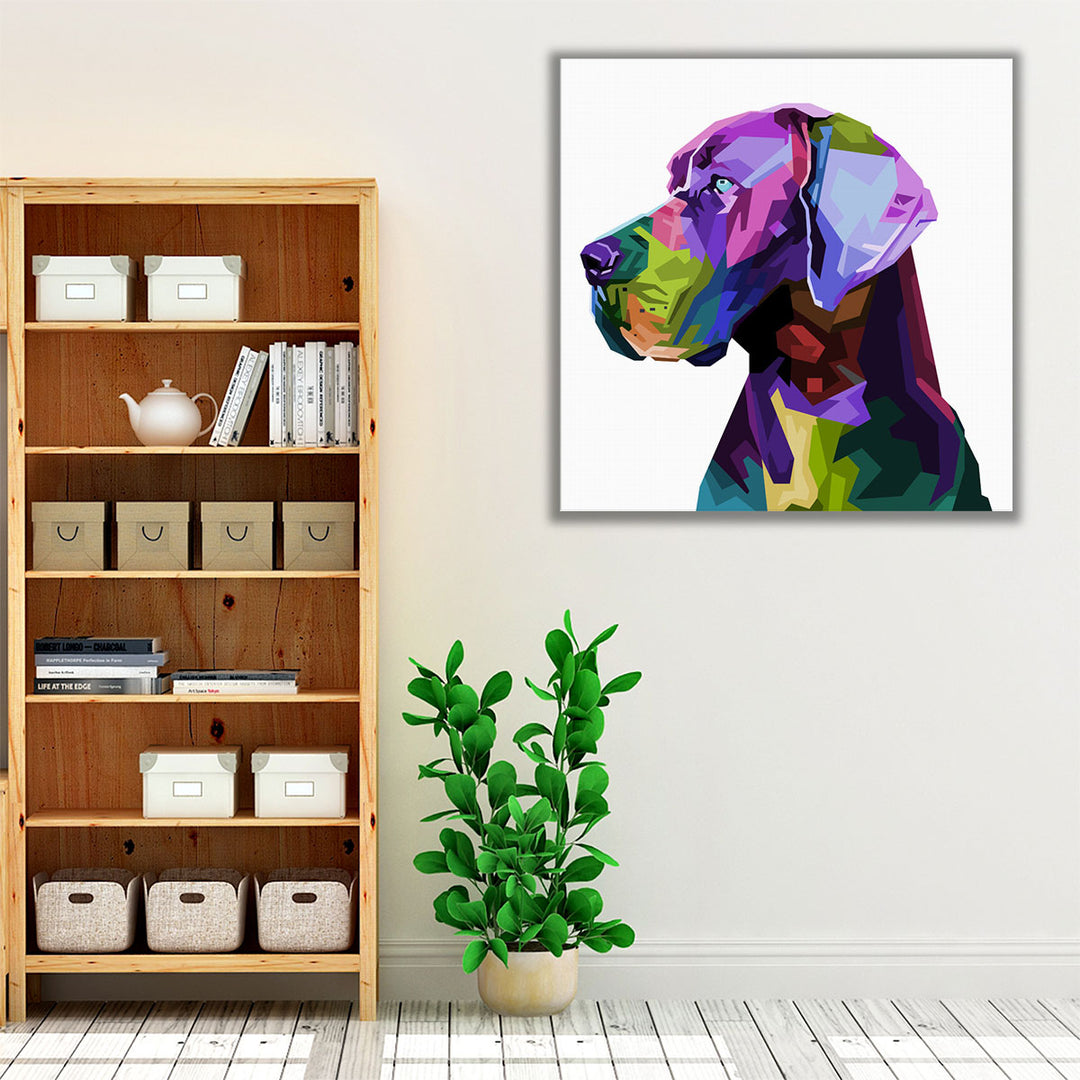 Great Dane Dog in Pop Art Style - Canvas Print Wall Art